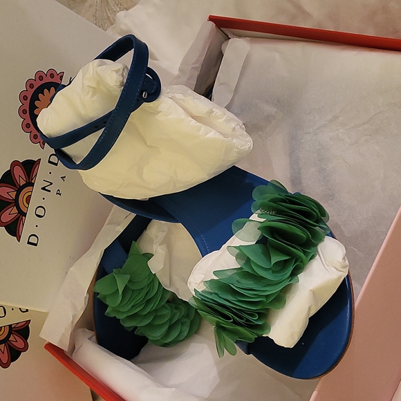 Blue and Green Sandals - Picture 7 of 7